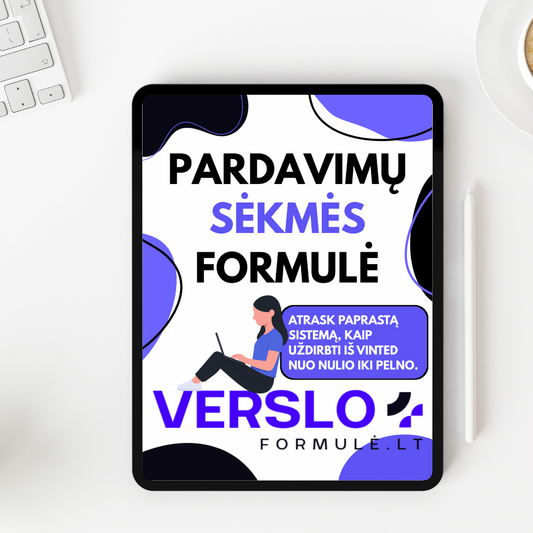 Pardavimų sėkmės formulė – Riboto laiko nuolaida